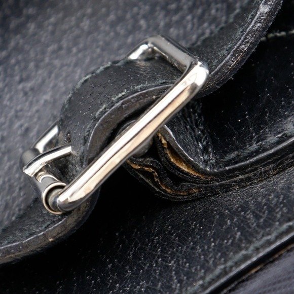 GUCCI Authentic Black Leather Backpack main image 6